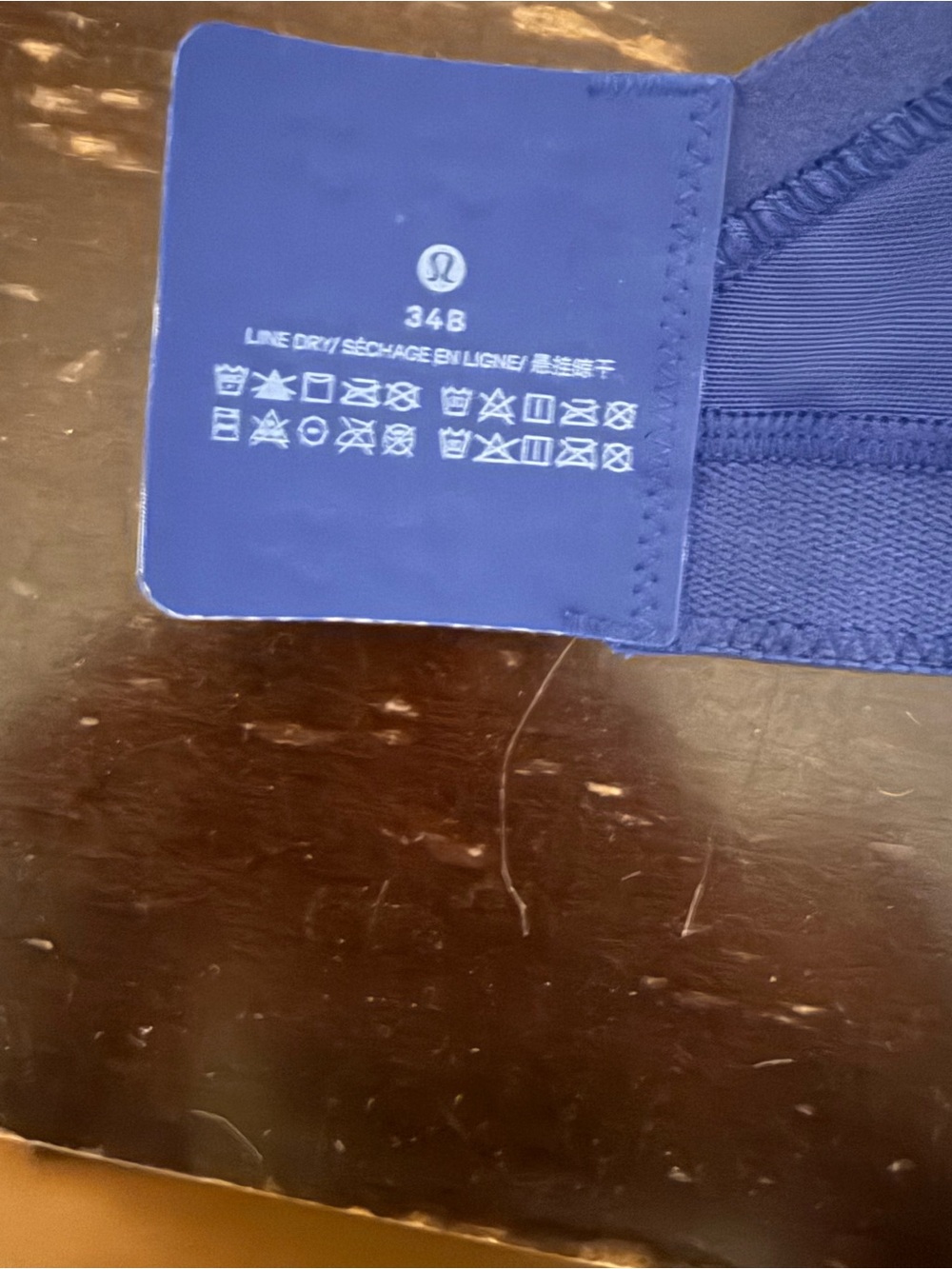 lululemon athletica Perforated Support Sports Bra - Royal Blue - Picture 6 of 11